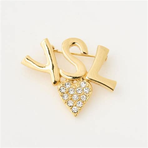 ysl brooch vintage|ysl brooch price.